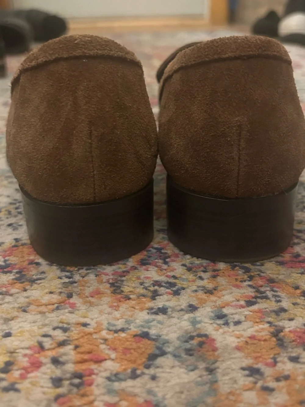 Zara Brown Suede Penny Loafers |Classic Minimalist | EU 38 - Picture 4 of 6